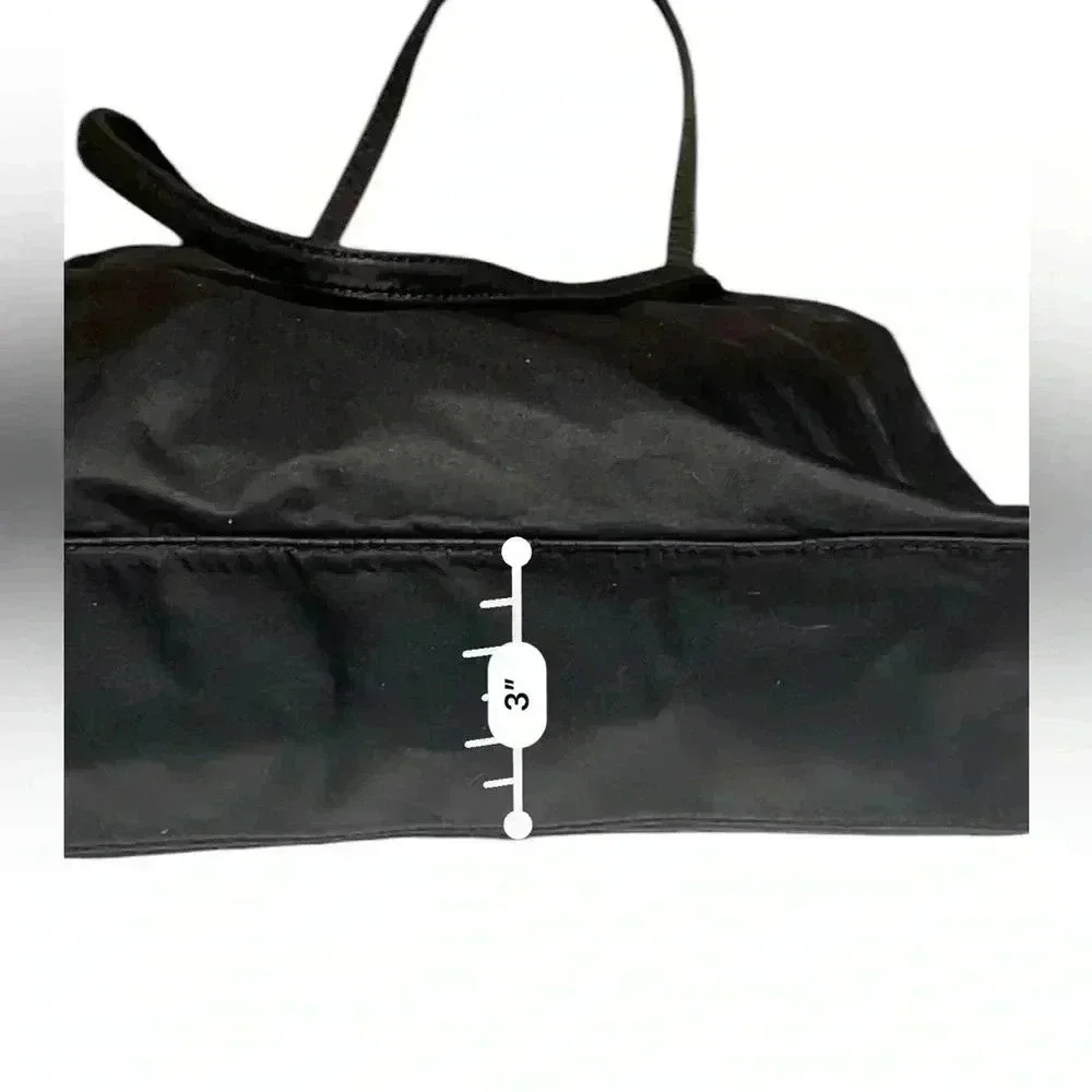 Kate Spade nylon tote bag shoulder bag classic minimalist black - Picture 7 of 10